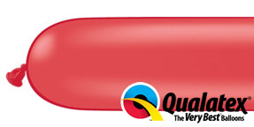Qualatex 260q Red Modelling Balloons