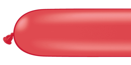 Red 160Q Standard Colours Qualatex Modelling Balloons