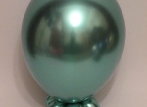 chrome green round